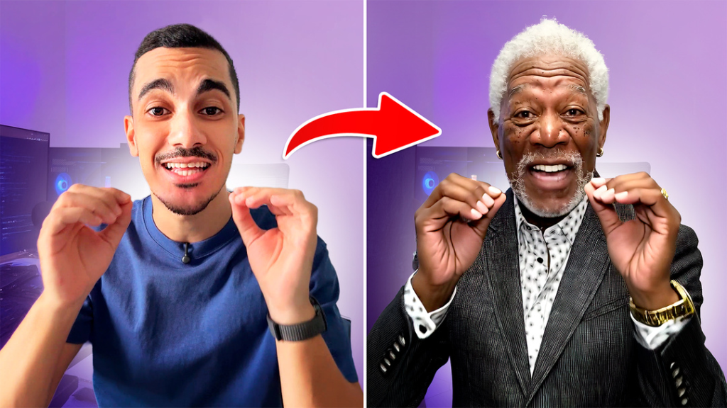 Hoán đổi nhân vật trong video